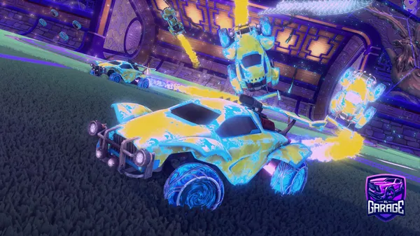 A Rocket League car design from Fishy7286