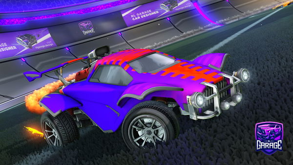 A Rocket League car design from DunnitRL_on_YT