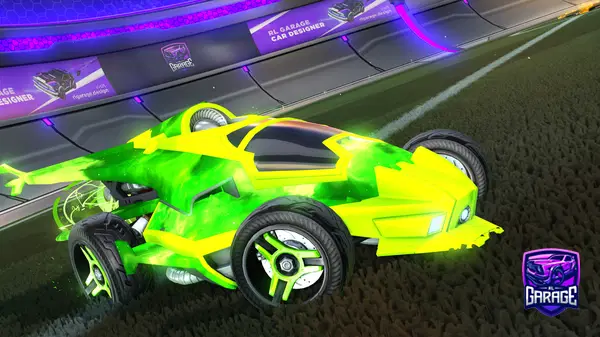 A Rocket League car design from cuTTerflank