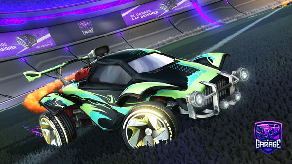 A Rocket League car design from Lauas