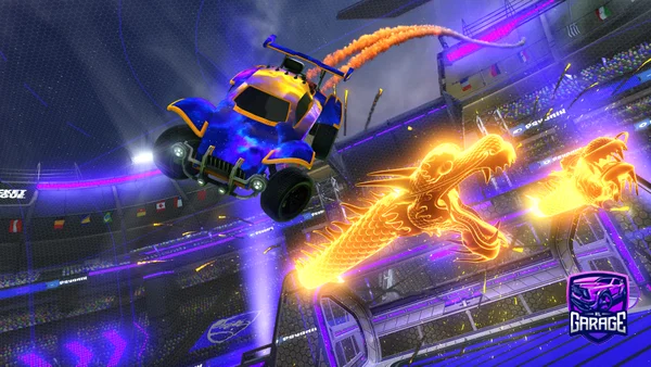 A Rocket League car design from King_Fred