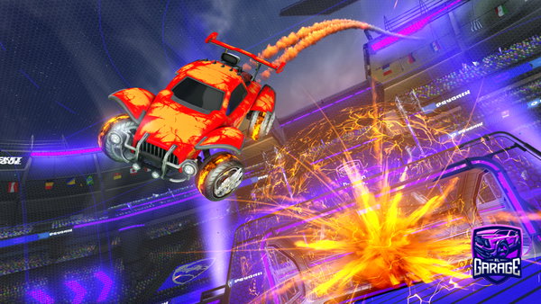A Rocket League car design from witho_