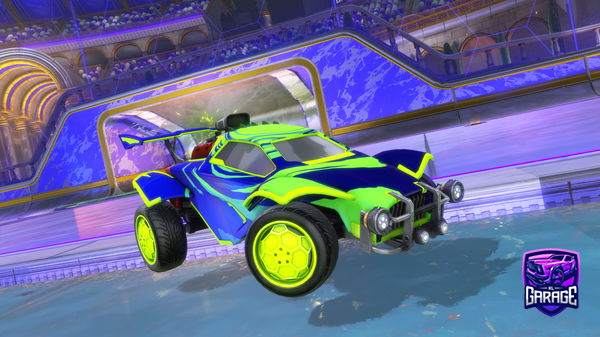 A Rocket League car design from neksordir