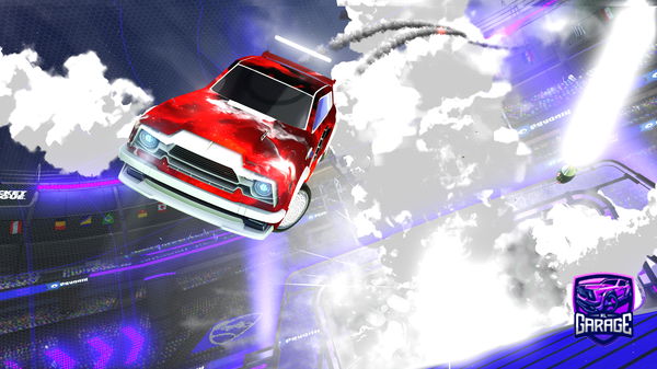 A Rocket League car design from cdxs