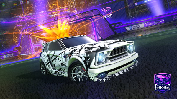 A Rocket League car design from Keallawton