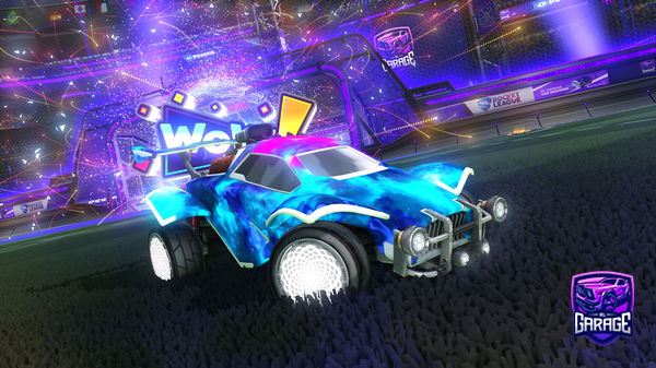 A Rocket League car design from zxexiz