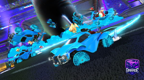 A Rocket League car design from Capybara_RL