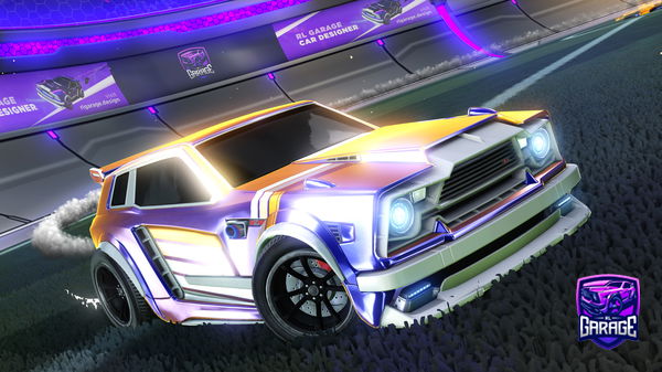A Rocket League car design from NipaPaul
