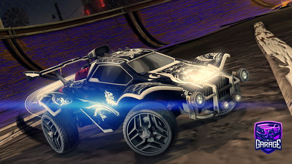 A Rocket League car design from Fishy7286