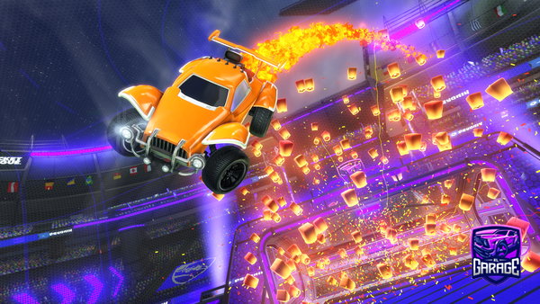 A Rocket League car design from ps-flip-10