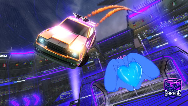 A Rocket League car design from tomthetankengine