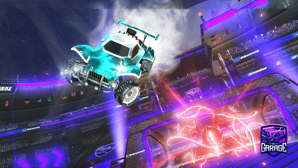 A Rocket League car design from Mafuuhh