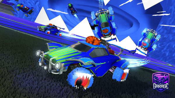 A Rocket League car design from Yden102