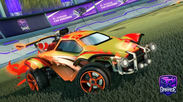 A Rocket League car design from Warrior11