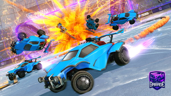 A Rocket League car design from Diggles808