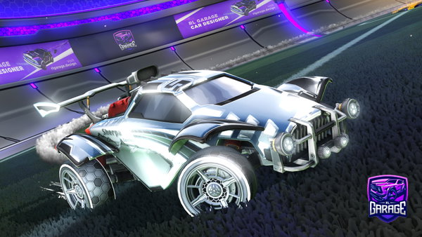 A Rocket League car design from Papa_dragon69420