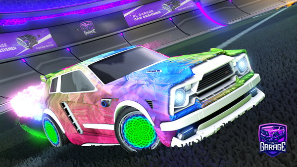 A Rocket League car design from godyatto