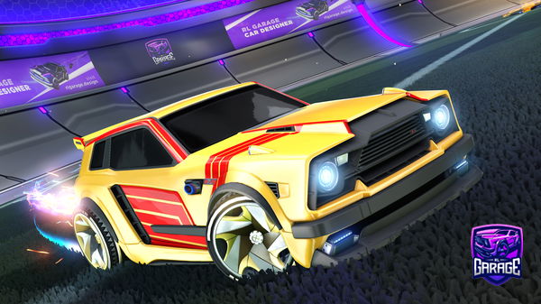 A Rocket League car design from HeXtar_KID