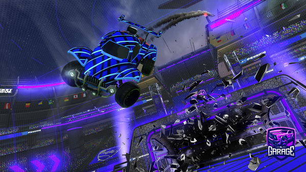 A Rocket League car design from mentogang