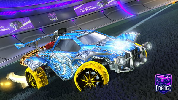 A Rocket League car design from Indiewowow9wowpw