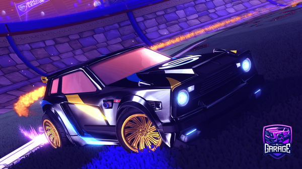 A Rocket League car design from alekssrl