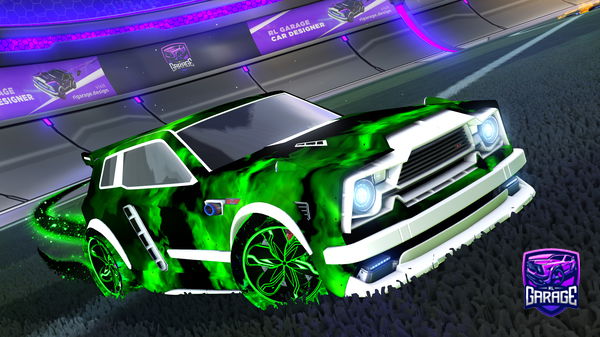 A Rocket League car design from Gaz18