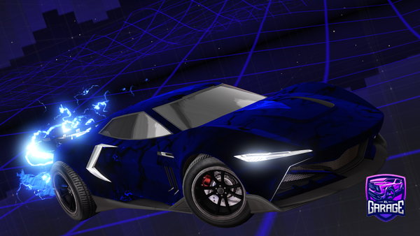 A Rocket League car design from BoltLightspeed