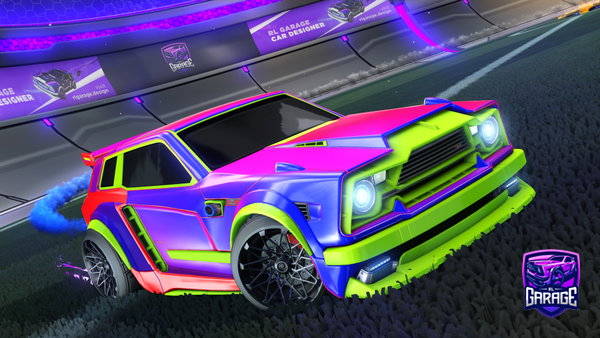 A Rocket League car design from vntrrl