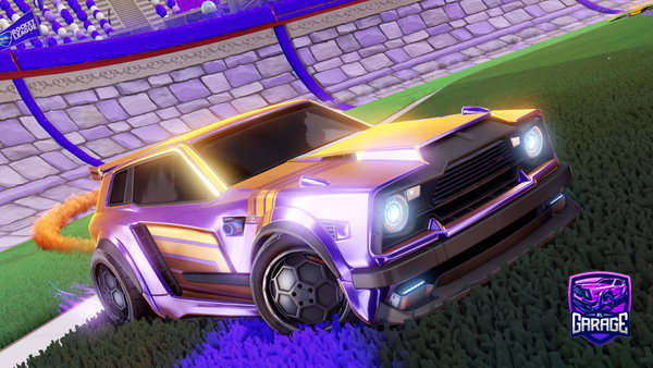 A Rocket League car design from Skidmark14