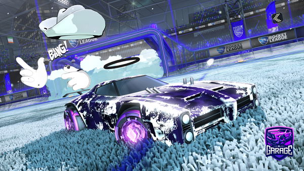 A Rocket League car design from CosmicBlue