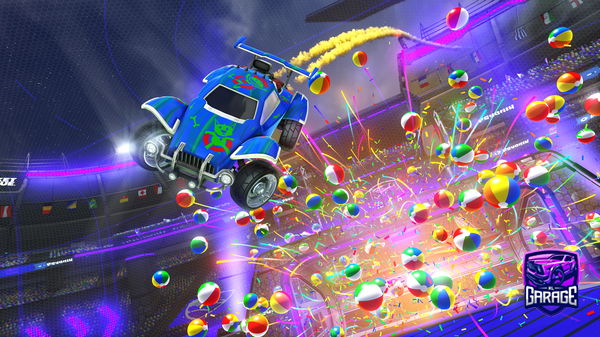 A Rocket League car design from iOnlyFlipReset