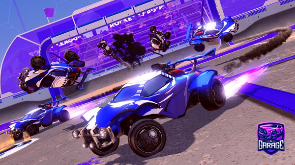 A Rocket League car design from LWG1