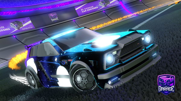 A Rocket League car design from NaughtyRL_