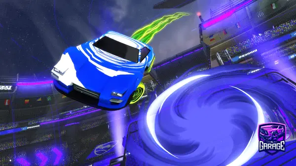 A Rocket League car design from Polikz