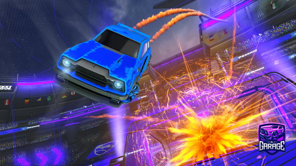 A Rocket League car design from Keyansoccerking