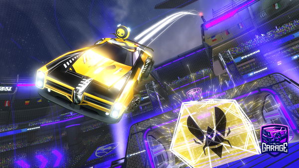 A Rocket League car design from BurtQWERT