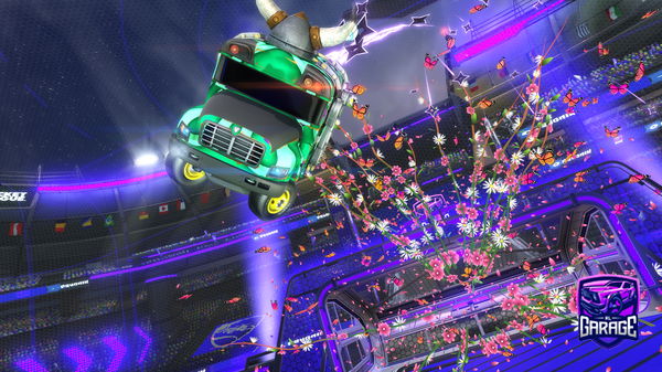 A Rocket League car design from rl_pusheenmg