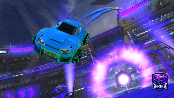 A Rocket League car design from Hauna