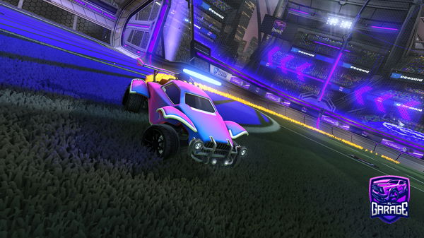 A Rocket League car design from Itz_Monteiro