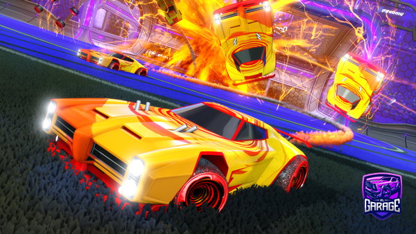A Rocket League car design from ctroo
