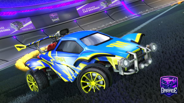 A Rocket League car design from ByeRocketLeague