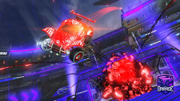 A Rocket League car design from avX_Galaxy