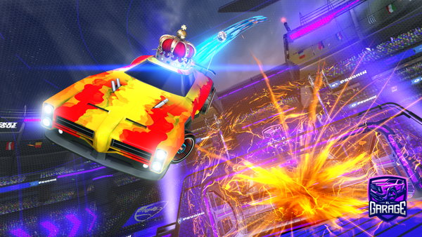 A Rocket League car design from HyperFire22