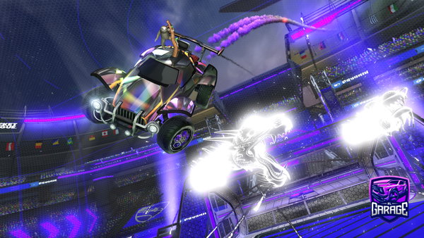 A Rocket League car design from Idkto