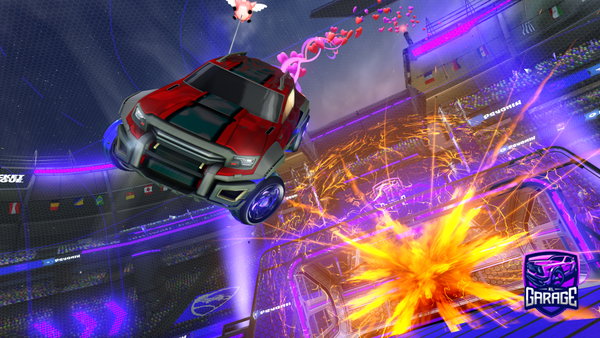 A Rocket League car design from ferz123