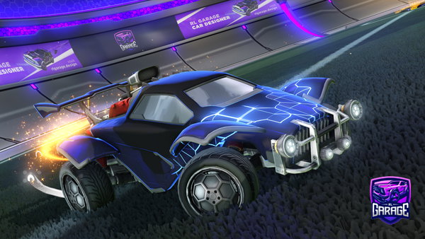 A Rocket League car design from SlowBathroom