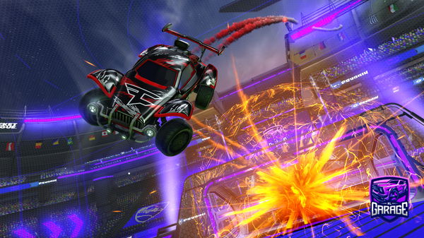 A Rocket League car design from Wesok