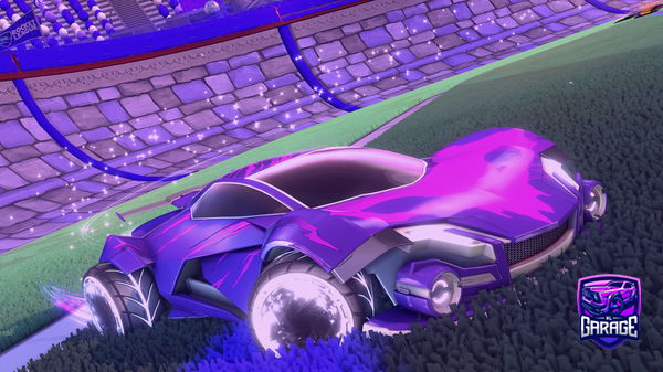 Titanium White Werewolf Designs Rocket League Garage