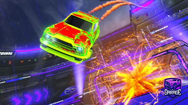 A Rocket League car design from Milestone101cool