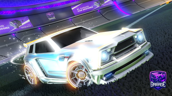 A Rocket League car design from ZeeGee